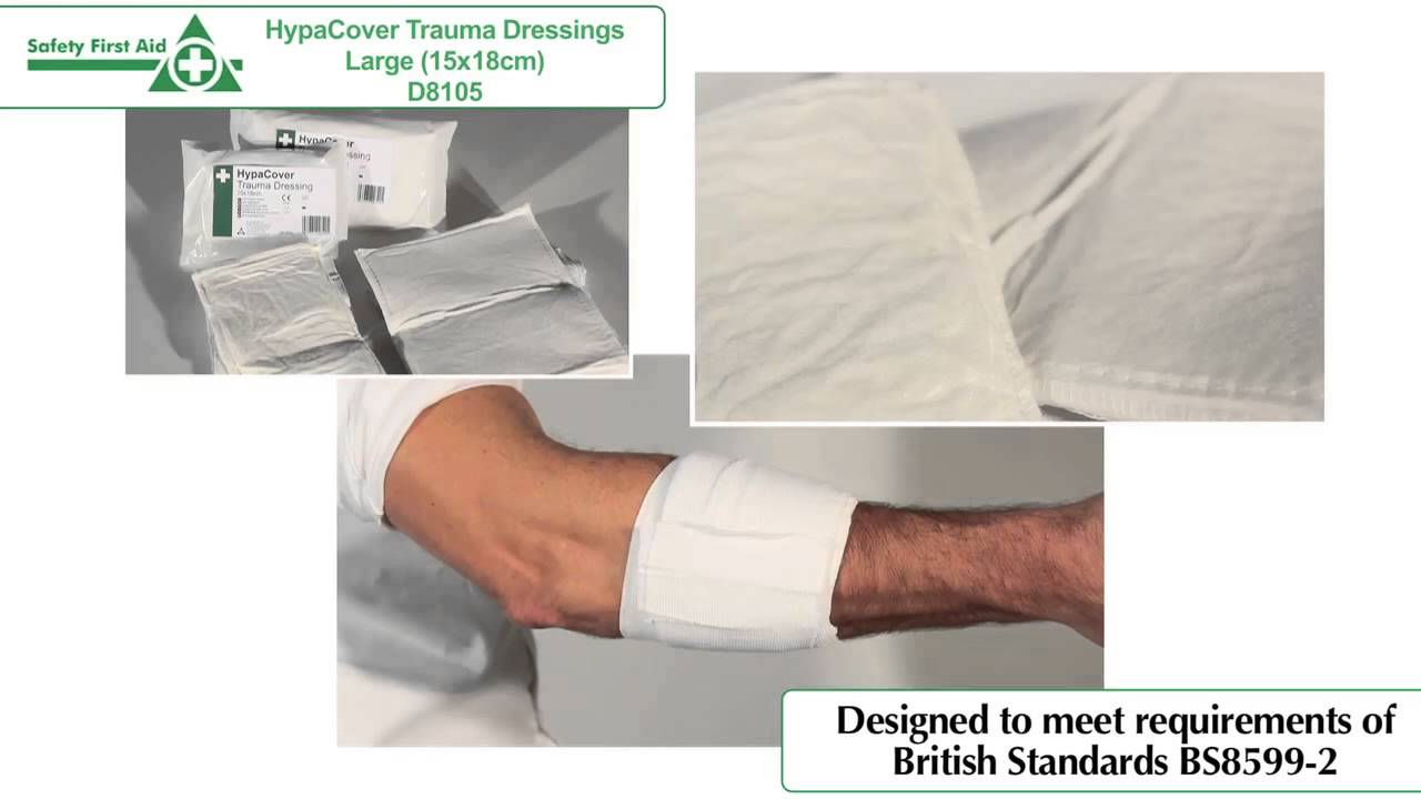 HypaCover Trauma Dressings D8104 / D8105