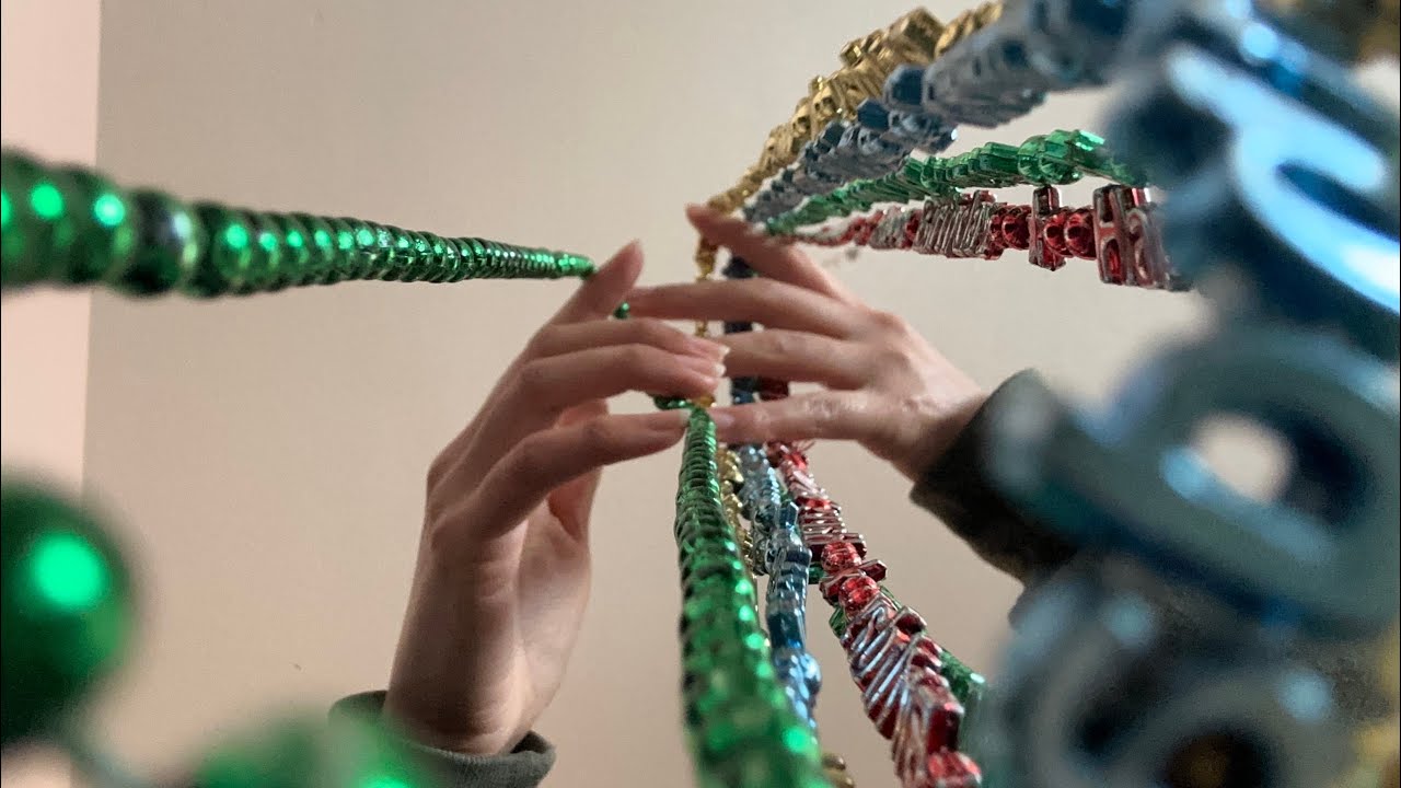 ASMR Fast and Aggressive Camera Touching with Beaded Necklaces | Lofi