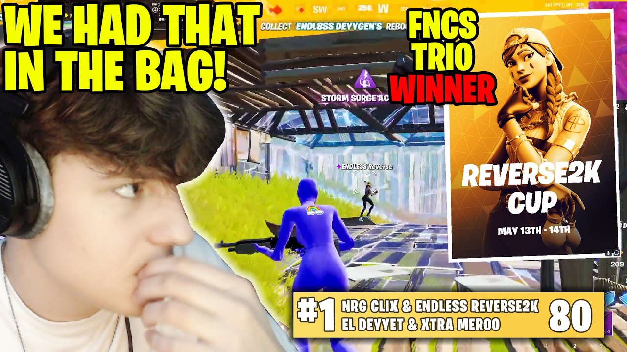 Clix SQUADS UP With FNCS Winner Trio & DOMINATES Squad Cup Then THIS Happened!