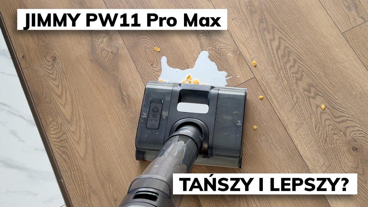 JIMMY PW11 Pro Max test | Pionowy odkurzacz, który mopuje i sam się czyści