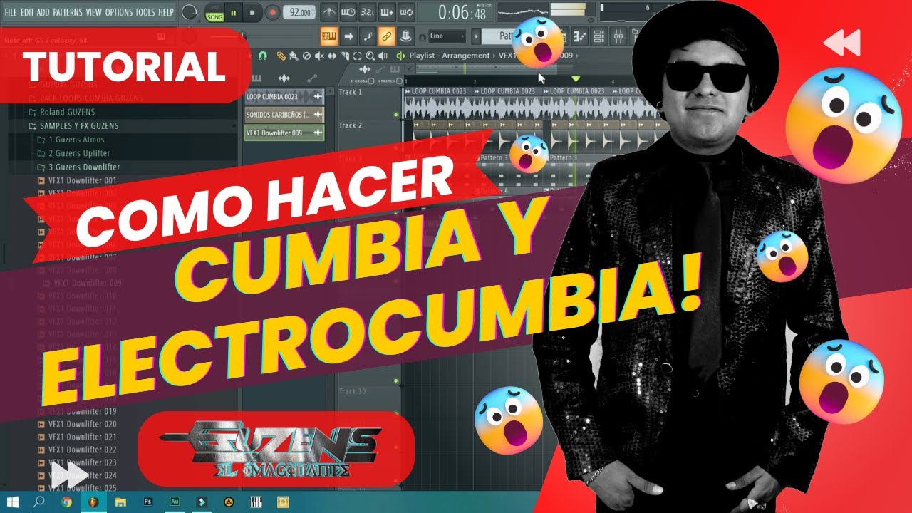 Como hacer Cumbia y Electrocumbia en Fl Studio🤯🎶 [TUTORIAL] - Guzens El Imaginante