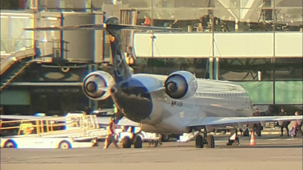 CRJ-900 LUFTHANSA at Gdańsk from Frankfurt