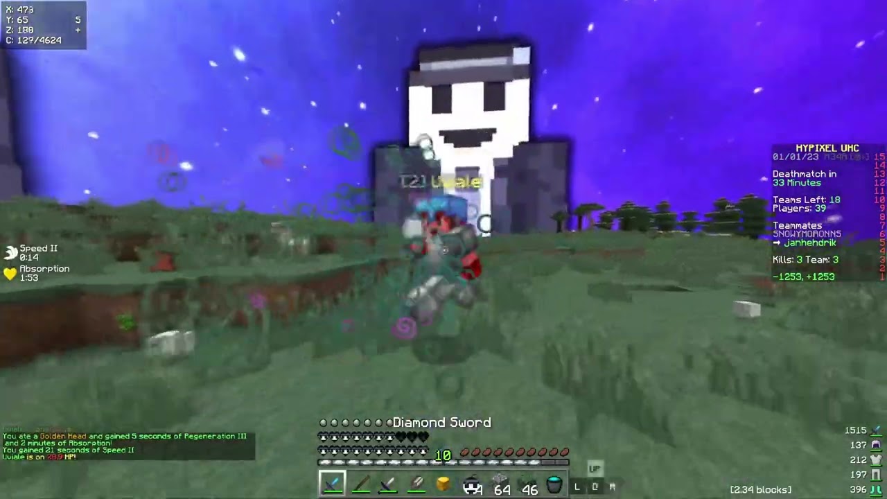 Hypixel Uhc Combotage ft Sweatgod Zova Raigeki