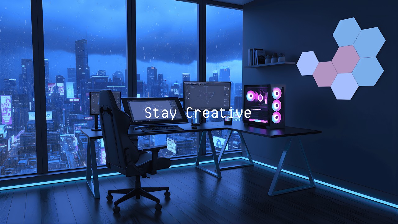 Rain Outside, Creativity Inside 🌧️ Lofi Focus Beats