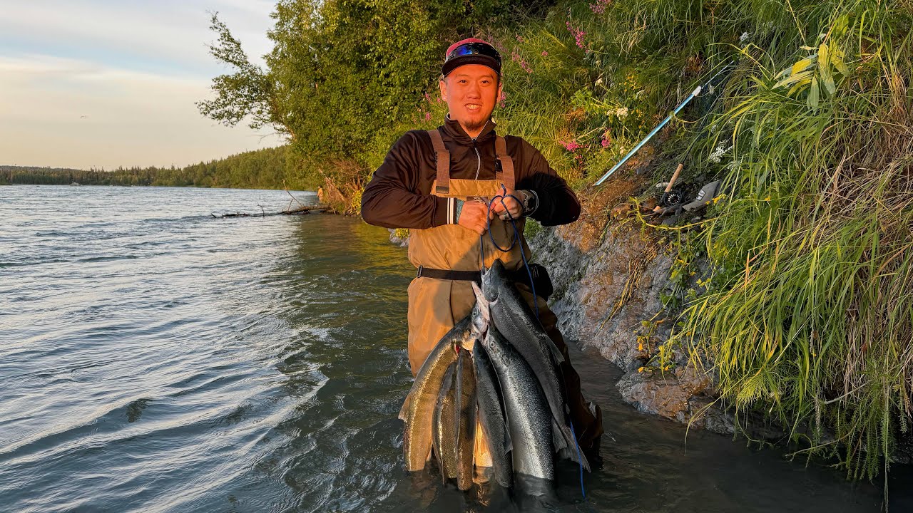 KENAI RIVER FISHING SOCKEYE SALMON 2024