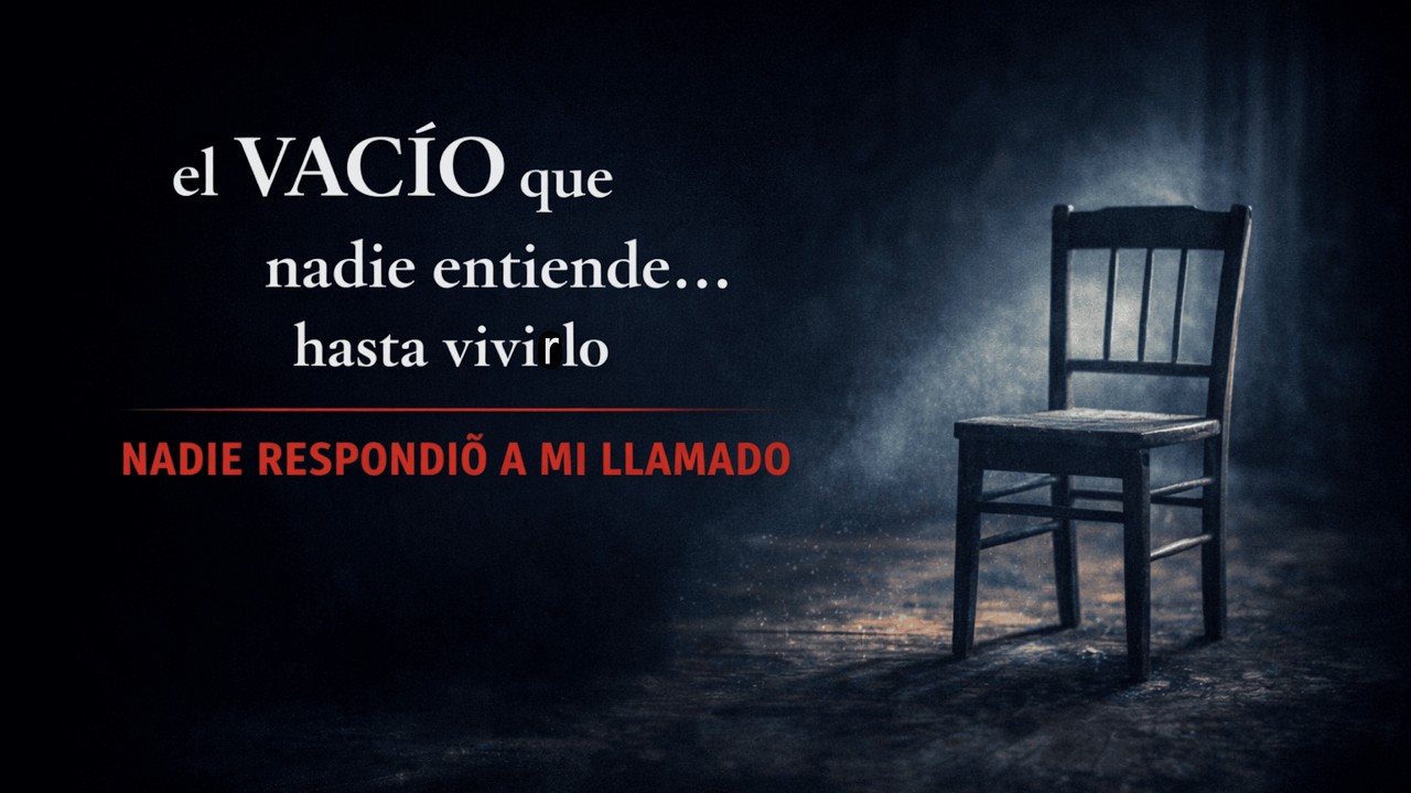 El vacío que nadie entiende… hasta vivirlo