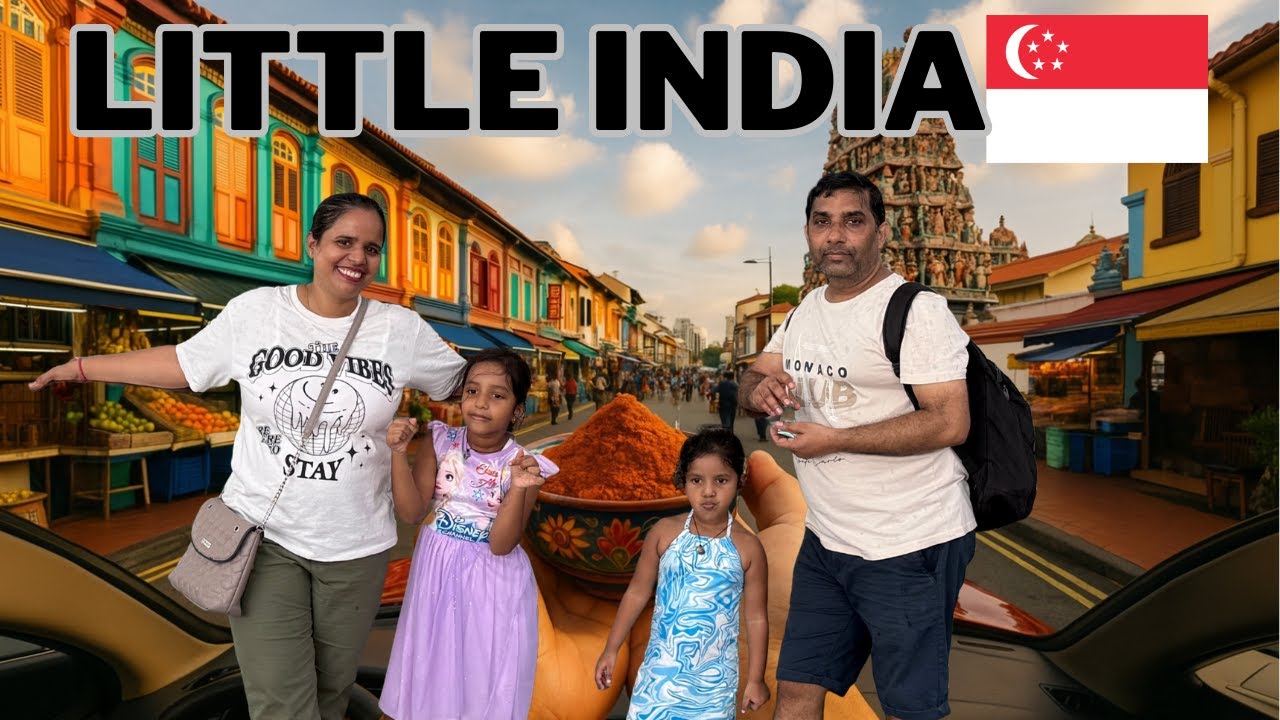 Visiting Little India| Hindu Temple in Singapore| Indian Desi Vlog| #travel #hinduism #hindutemple