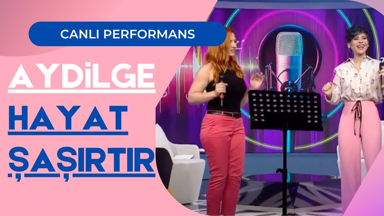 AYDİLGE HAYAT ŞAŞIRTIR'I FRANSIZLA SÖYLEDİ! (Aydilge ile Bizdensin) #CanlıPerformans