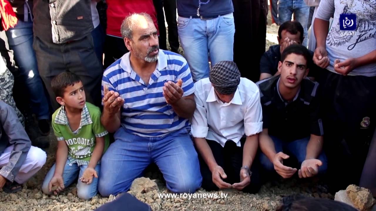 تشييع جثمان الشهيد الشرطي عدي وليد اسنيان الخوالدة