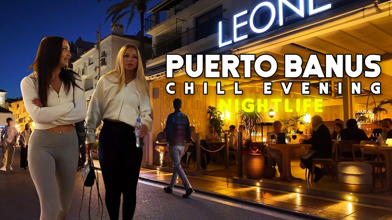 Puerto Banus Marbella Spain 🇪🇸 Chill Nightlife April 2026 Update Costa del Sol | M&aacute;laga [4K]