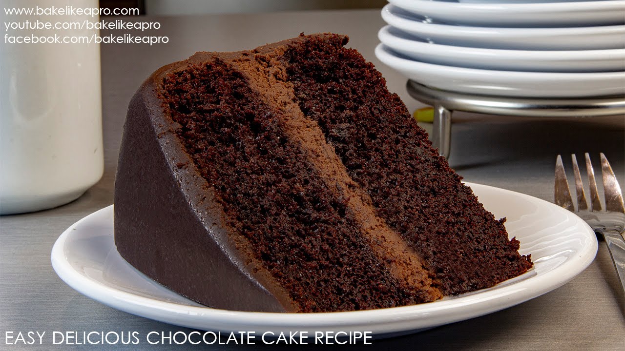 Easy Delicious Chocolate Cake Recipe