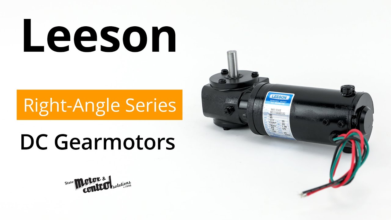 Leeson's Right-Angle Series, DC Gearmotors