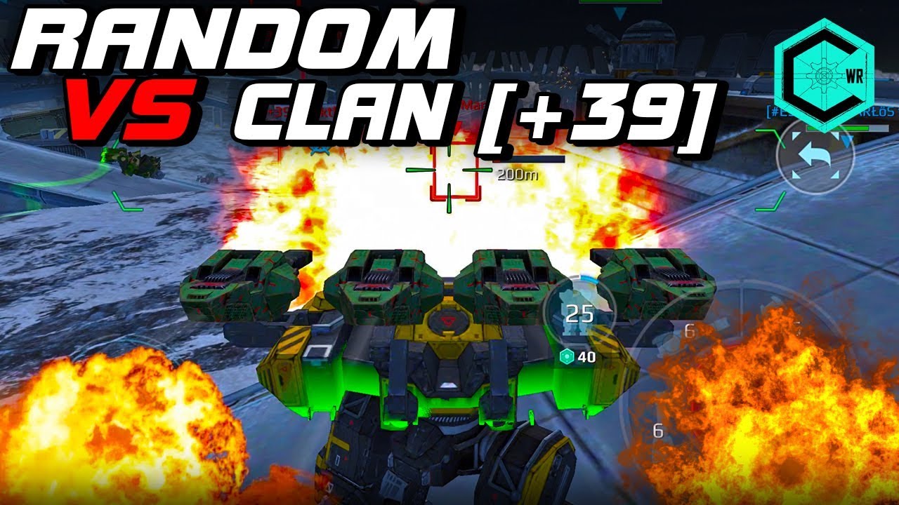Итальянский Клан +39 против Рандома! War Robots Clan Wars & Behemoth 4 KanG dae МК2!