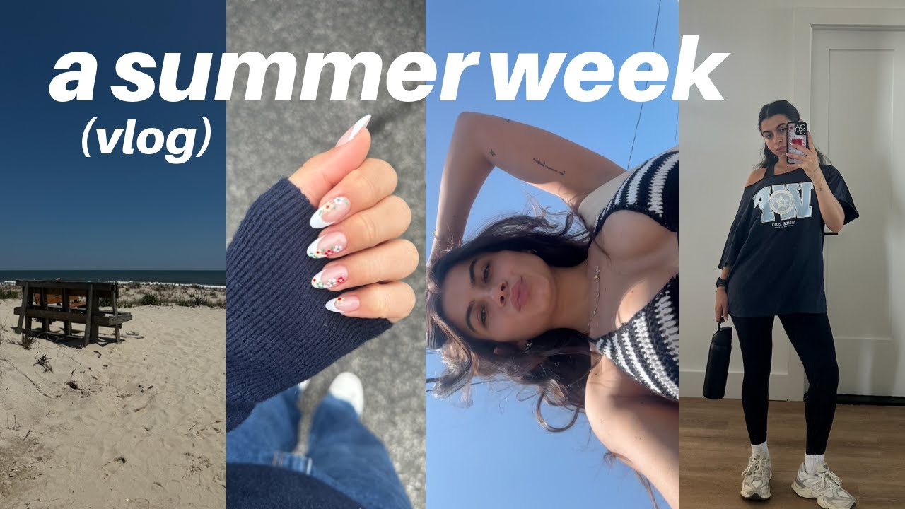 WEEKLY VLOG • beach day, pilates, nail appt, balance & MORE