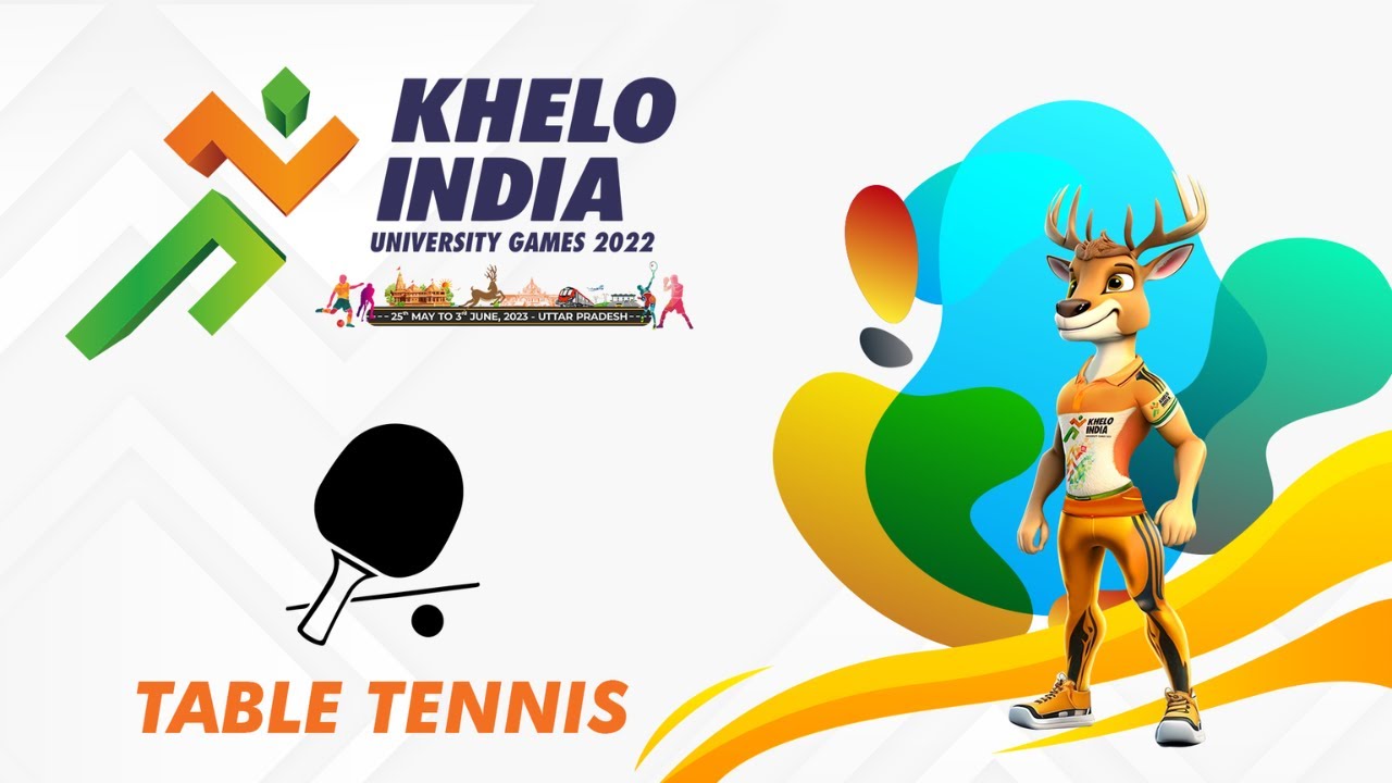 TABLE TENNIS LIVE 🏓 Khelo India University Games 2022, Uttar Pradesh | Doordarshan Sports