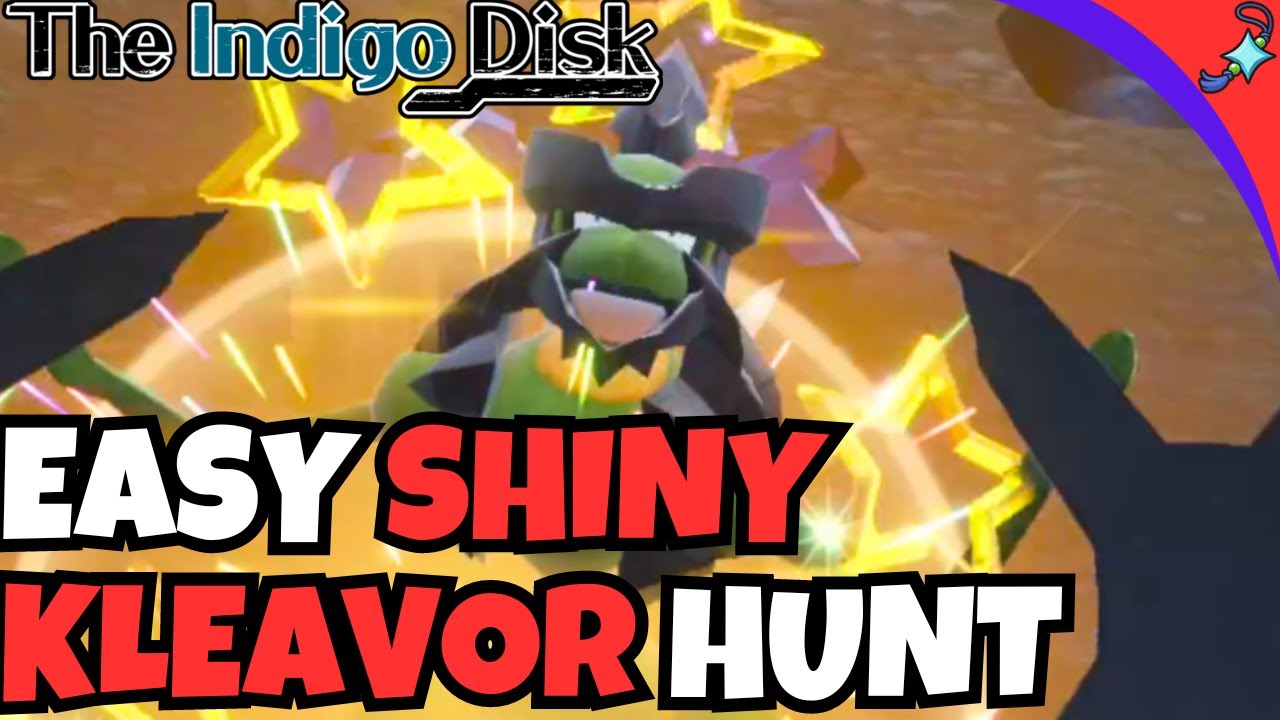 EASY Shiny KLEAVOR for Pokemon Indigo Disk