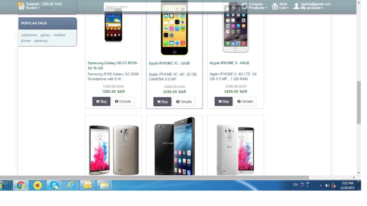 Free E-commerce website ,online shopping site,