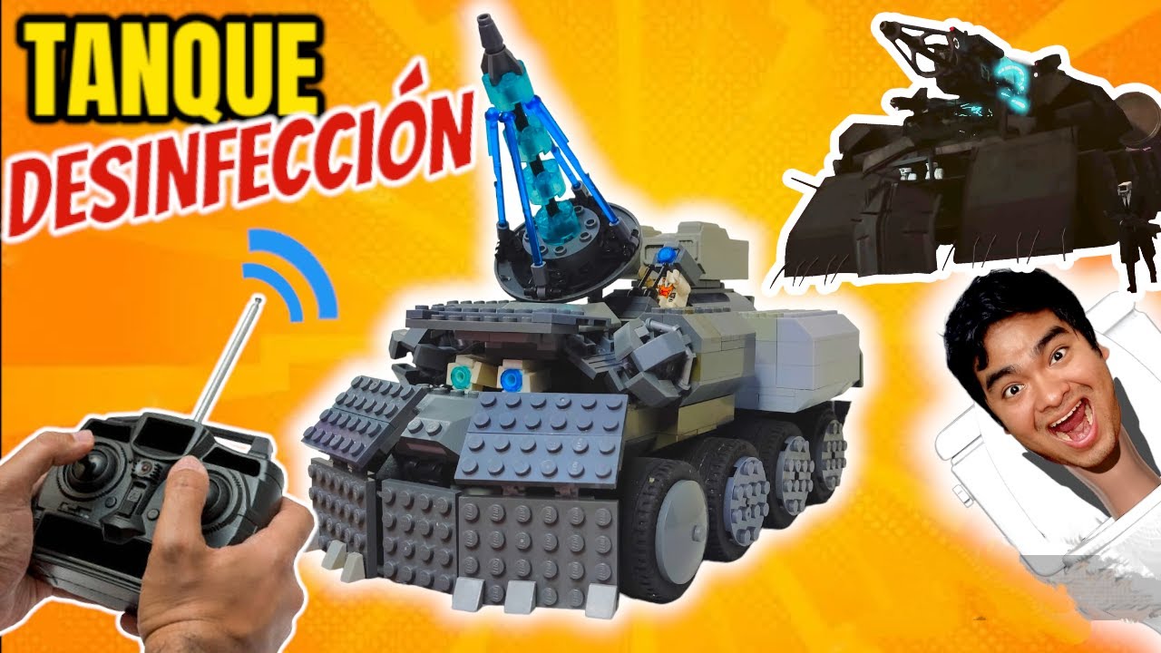 Hice el TANQUE de DESINFECCIÓN de los CAMERAMAN con Lego