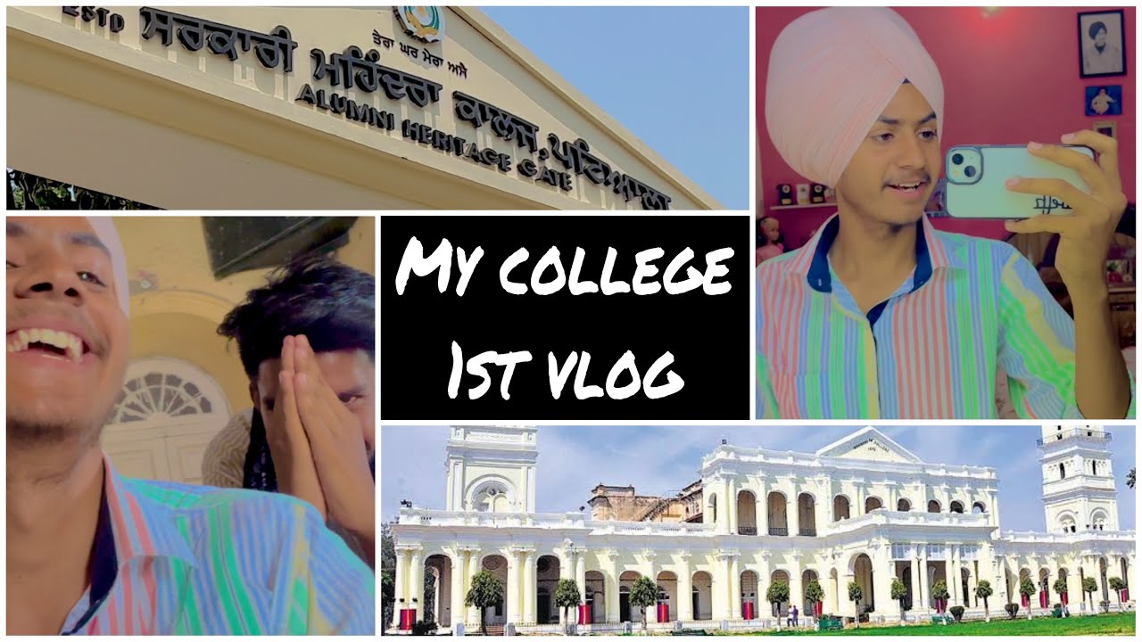 My first vlog | Mohindra College Patiala | Amrit Lifestyle | AL1