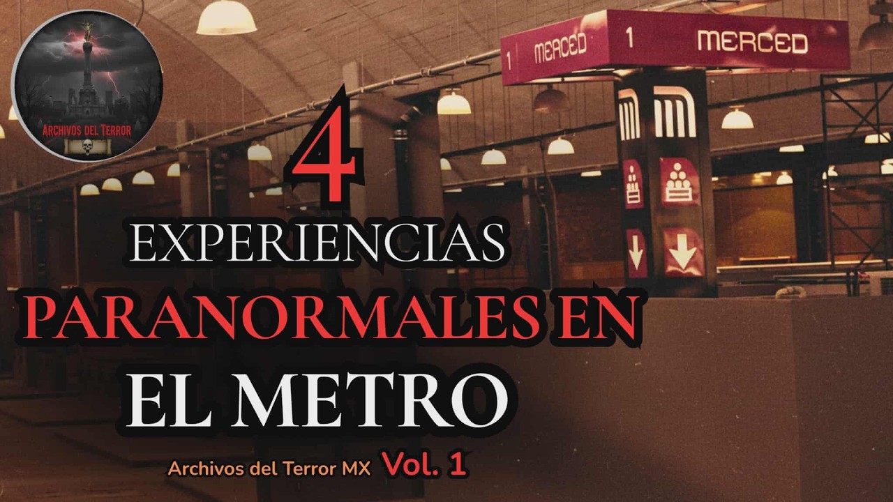 NUNCA TE QUEDES SOLO EN PANTITLÁN | 4 Experiencias PARANORMALES en el metro de CDMX #1 🔥