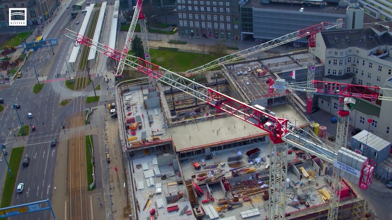Bauprozess: Die neue Unternehmenszentrale für eins energie in sachsen, Chemnitz