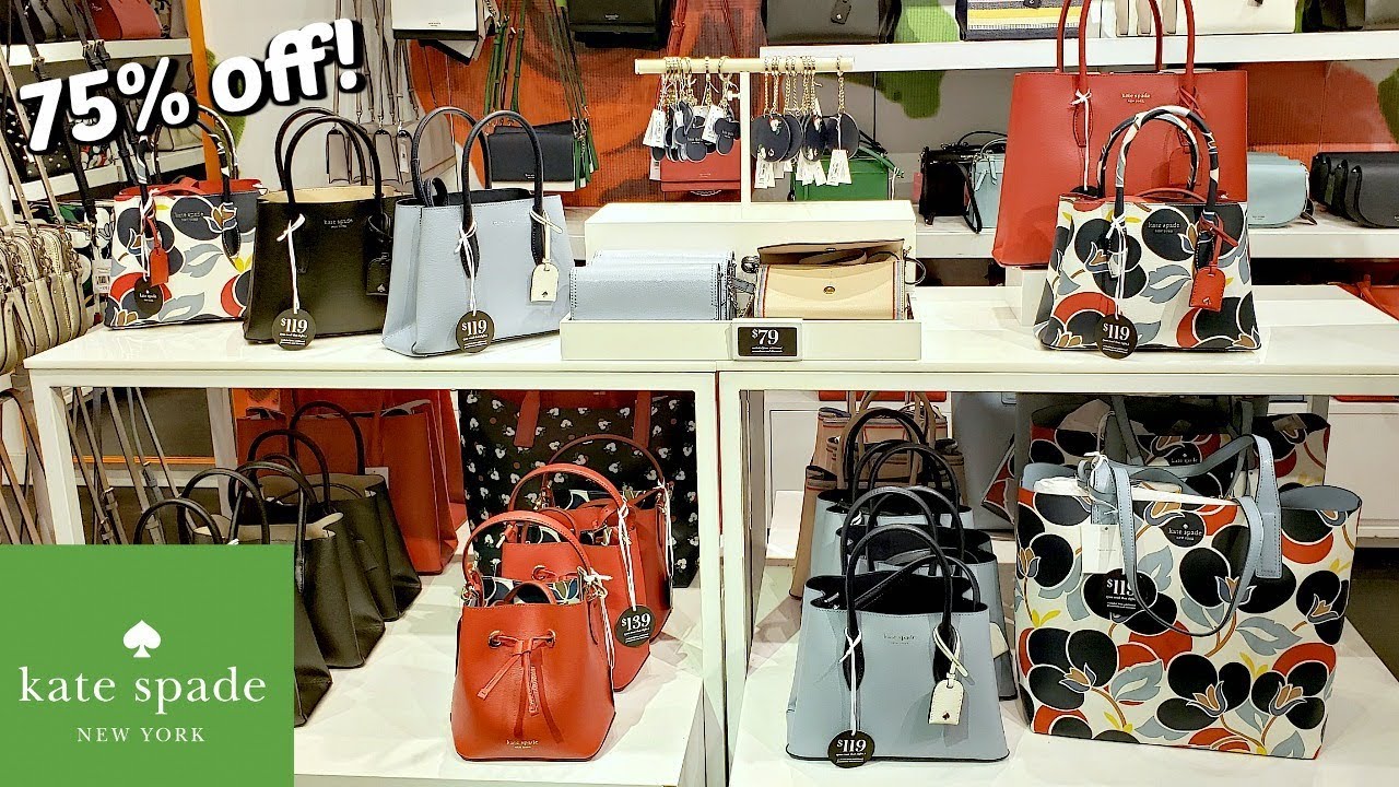 KATE SPADE OUTLET PURSE SHOPPING UP TO 75% OFF * SHOP WITH ME * 2019