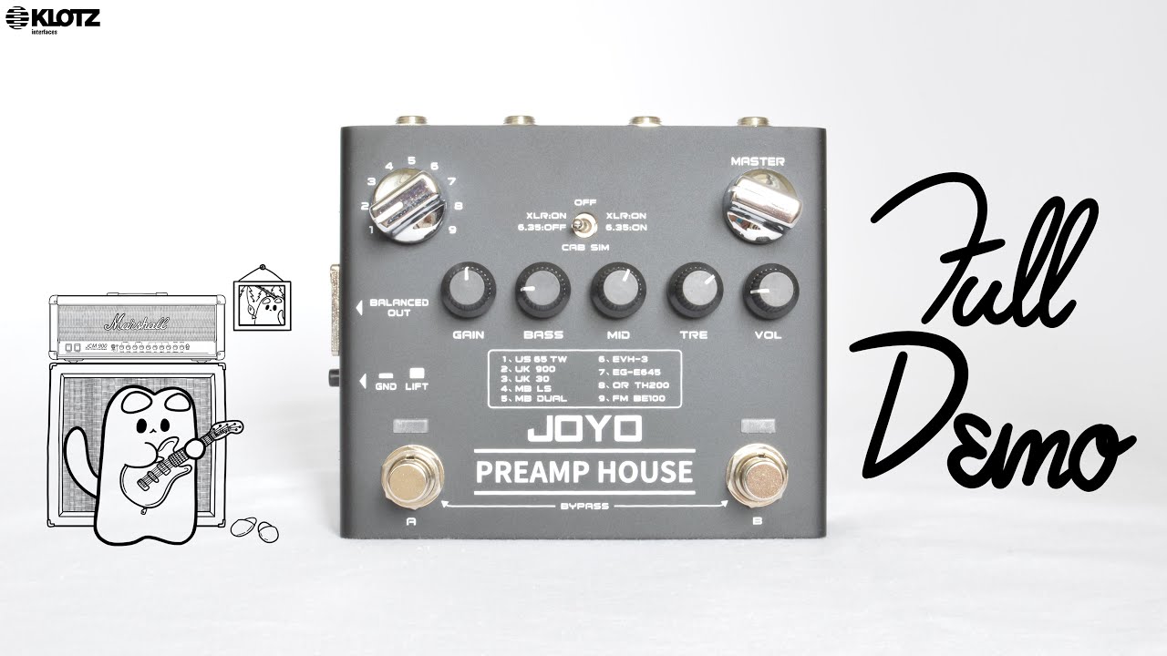 Joyo R-15 Preamp House | FULL DEMO | Fender, Marshall, Orange & more! | Direct In & into Tube AMP