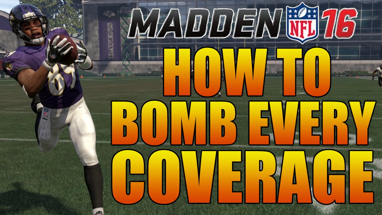 Madden 16 TIPS: HOW TO BOMB ANY COVERAGE GLITCH TUTORIAL TIPS AND TRICKS