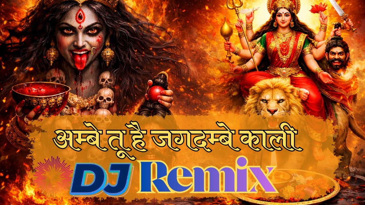 Ambe Tu Hai Jagdambe Kali 🔱 DJ Remix | जय दुर्गे खप्पर वाली | Mata Rani DJ Bhajan
