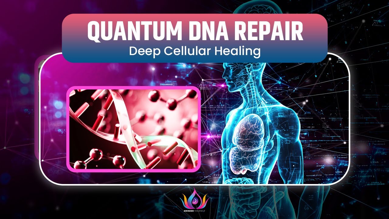 741Hz + 963Hz DNA Repair Frequency 🧬 | Restore Cells & Vitality