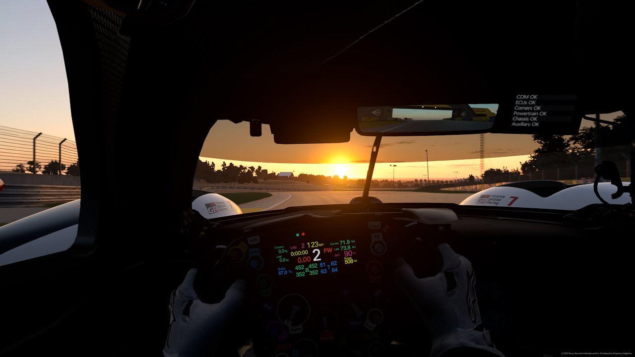 Gran Turismo 7 - Toyota GR010 HYBRID ’21 - Le Mans Circuit de la Sarthe - Dynamic Time - Helmet Cam