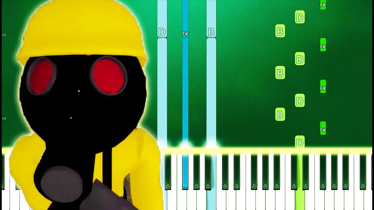 Piggy ROBLOX - Torcher (Piano Tutorial Easy)