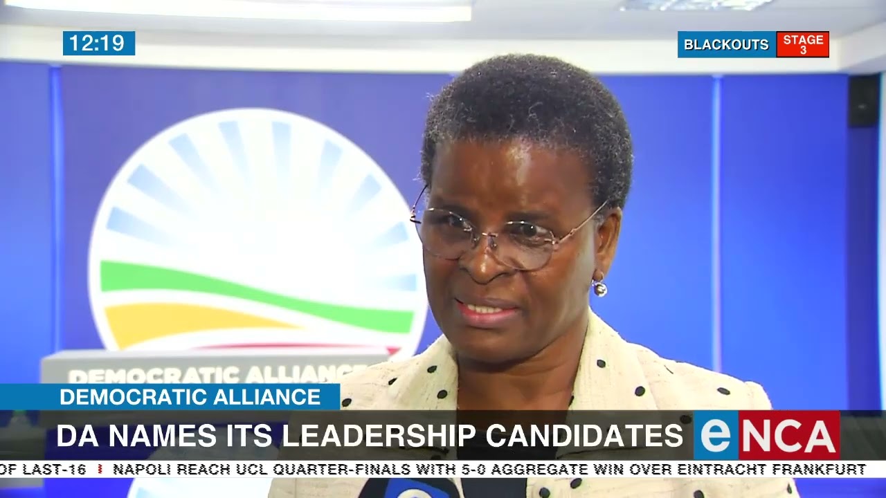 DA names its leadership candidates