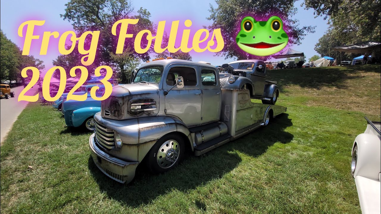 Frog Follies 2023 Full Video Pre 1950 cars 48th Annual August Old School Car Show