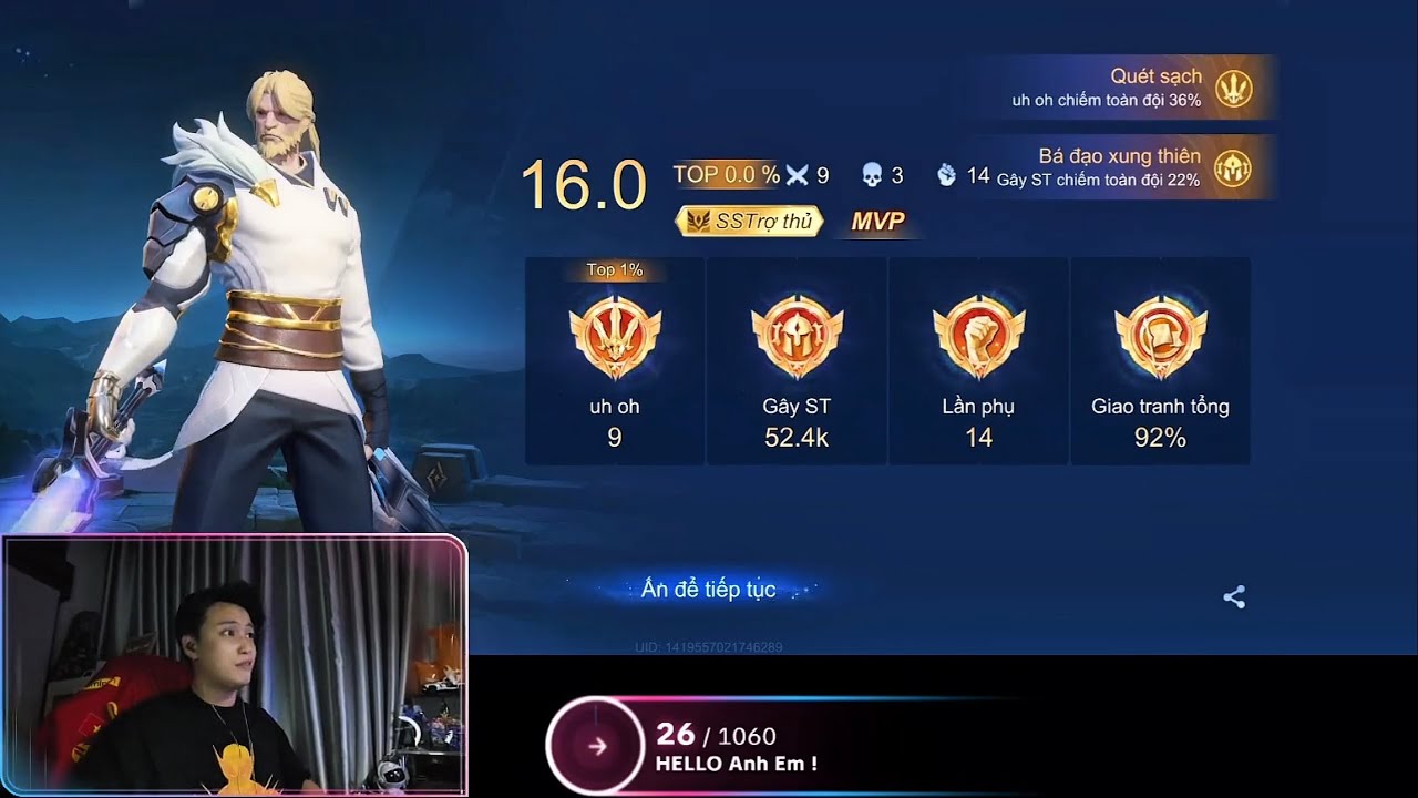 Siêu Trợ Thủ kiêm Sát Thủ Richter với lối duy chuyển luôn có mặt trong giao tranh và cái kết 16.0 🗡️