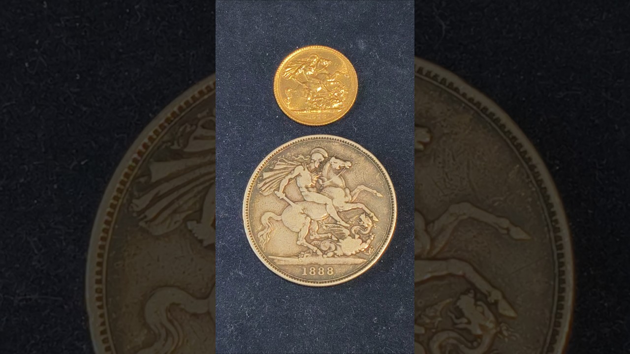 1978 Gold Sovereign Vs 1888 Silver Crown &ndash; PING TEST! 🔔🪙
