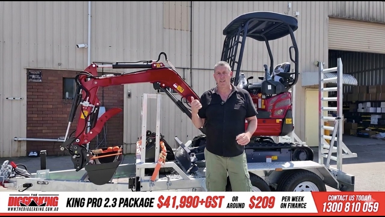 2.3 Ton Pro Excavator Review | Kubota Power + Ultimate Trailer Combo
