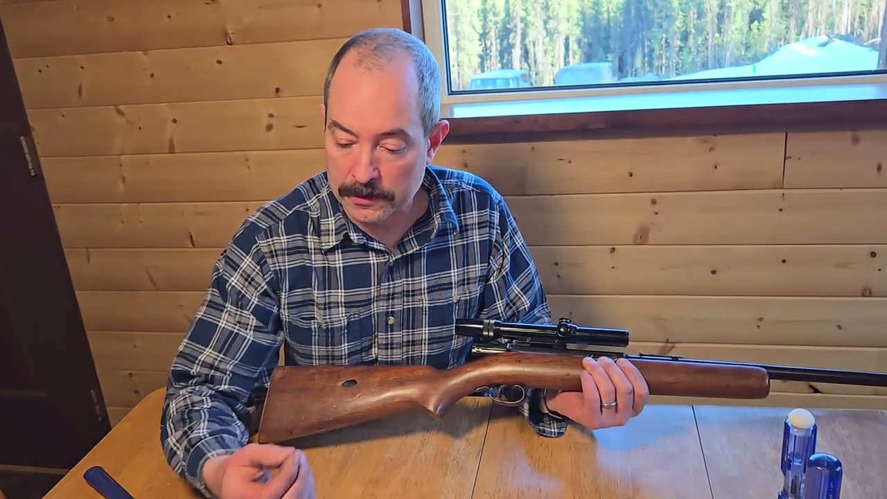 Регулировка спускового механизма винтовки Winchester Model 74 калибра .22