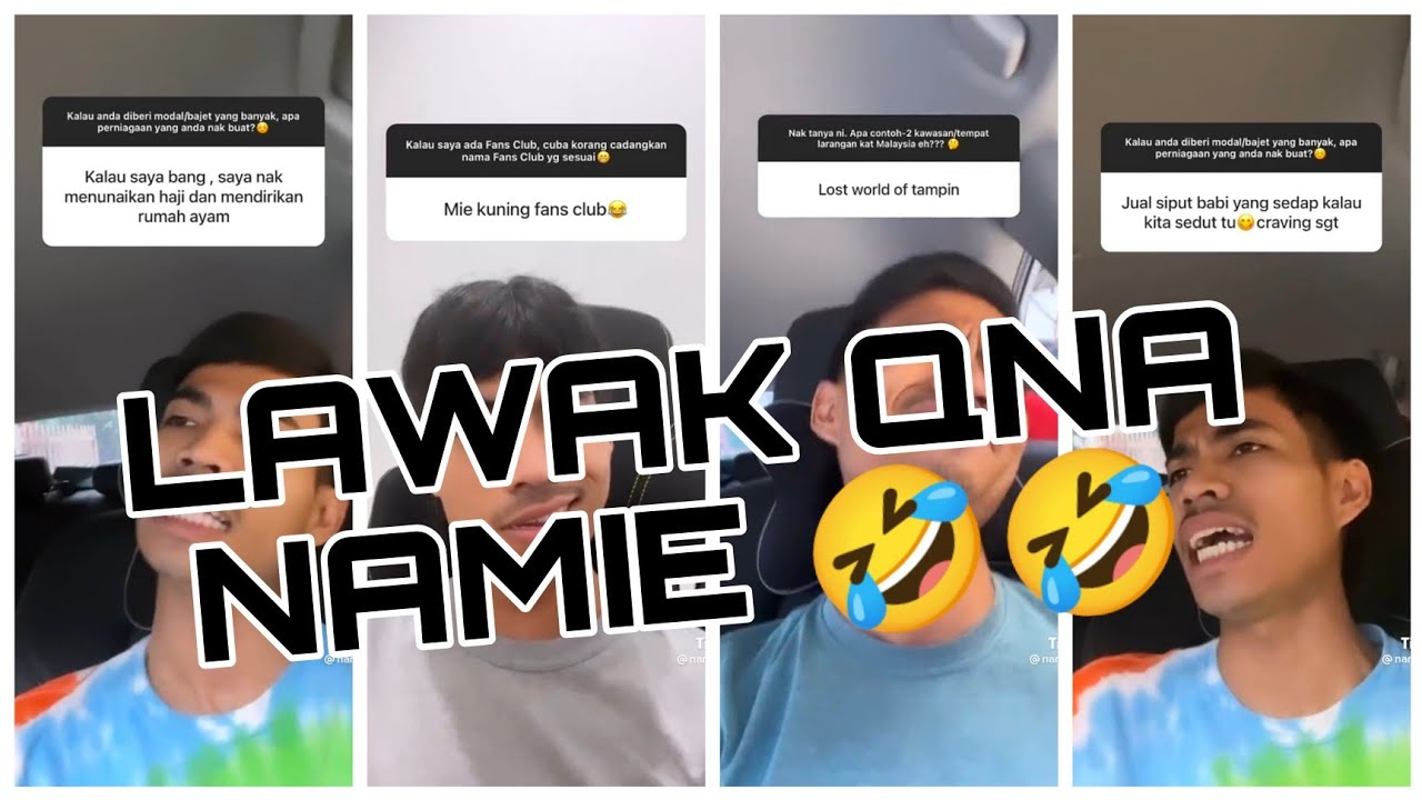Lawak QnA Namie 🤣😂🤣😂🤣😂 (orang Malaysia jarang serius 🤣🤣)