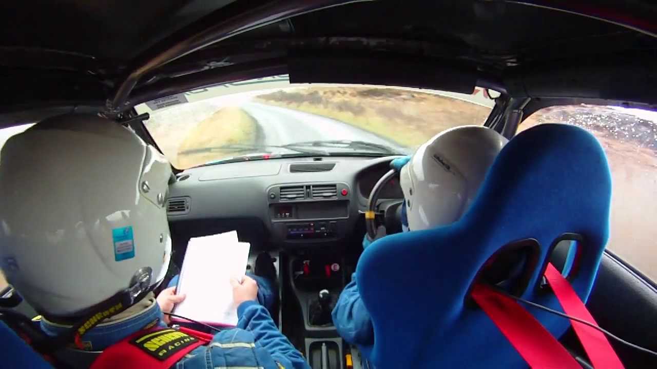 Mayo Stages Rally 2014 - Justin Ryan & Andy Walsh ss5 in-car