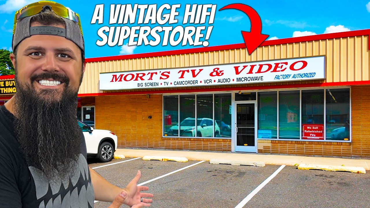 I FOUND A HUGE VINTAGE HIFI COLLECTION IN A TV REPAIR SHOP