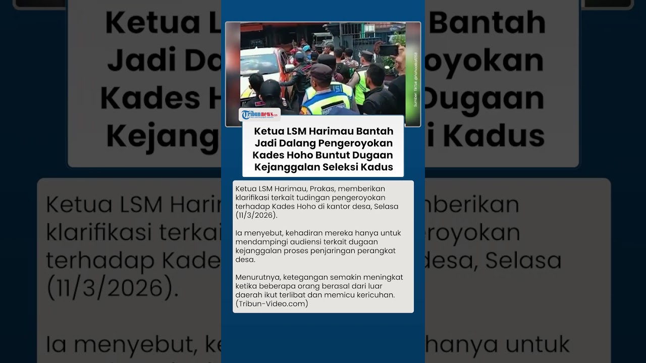 Klarifikasi Ketua LSM Harimau usai Pengakuan Kades Hoho Dikeroyok Massa Viral, Singgung Emosi