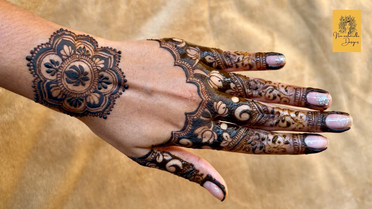 Back hand mehandi design # astatic mehandi design # naa mehandi designs 