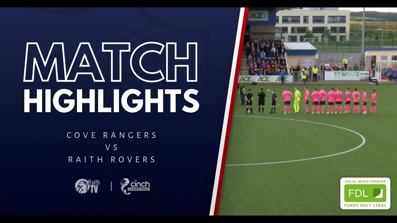 Cove Rangers Vs Raith Rovers