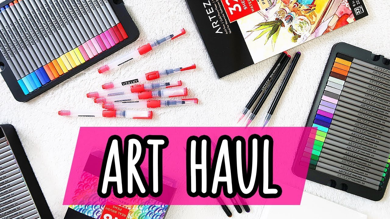 HUGE ART HAUL // TESTING ARTEZA ART SUPPLIES