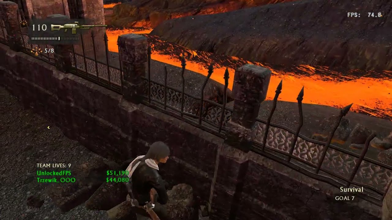 UC3 Reloaded Coop Arena - Molten Ruins (Small NPC) (Crushing) 2-Players
