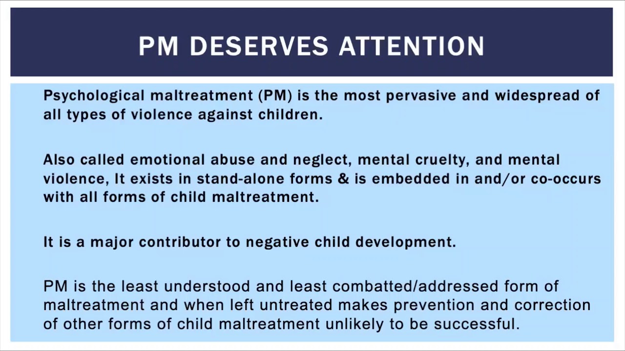 When does poor parenting cross over into psychological maltreatment? With Marla Brassard, PhD