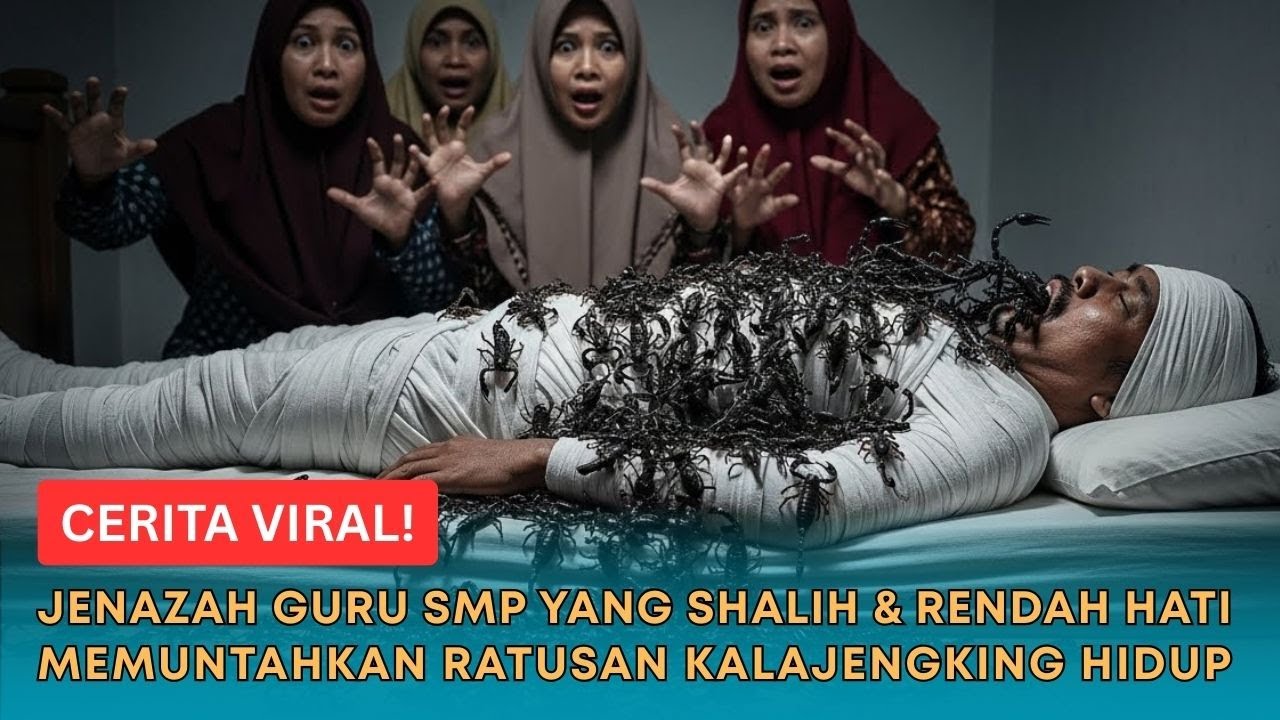 CERITA VIRAL! Jenazah Guru SMP yang Shalih & Bersahaja Ini Tiba2 Memuntahkan Ratusan Kalajengking!
