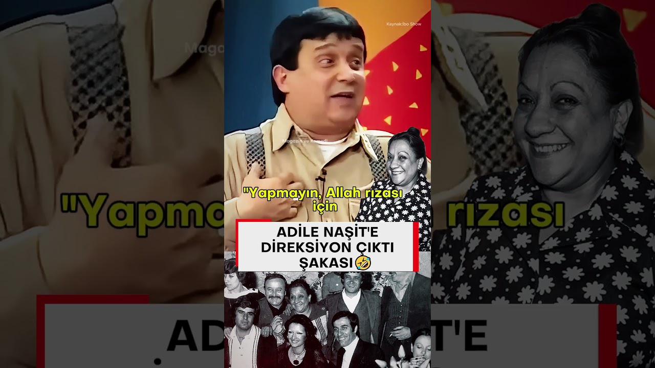 Halit Ak&ccedil;atepe'nin Adile Naşit Anısı🤣 #shorts #komedi #komik