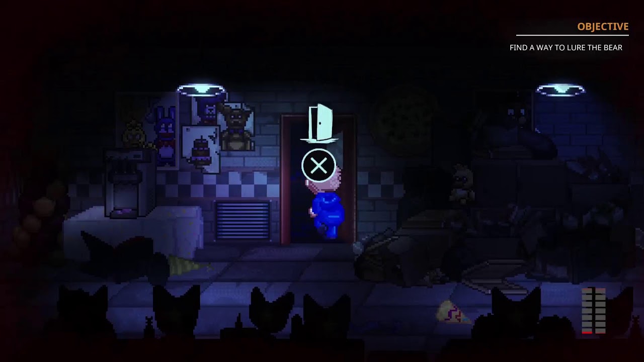 Fnaf into the pit on live